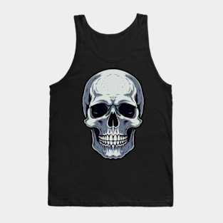 Silver Skull Tank Top